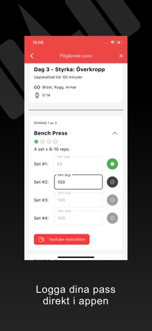 Träningscoachen screenshot