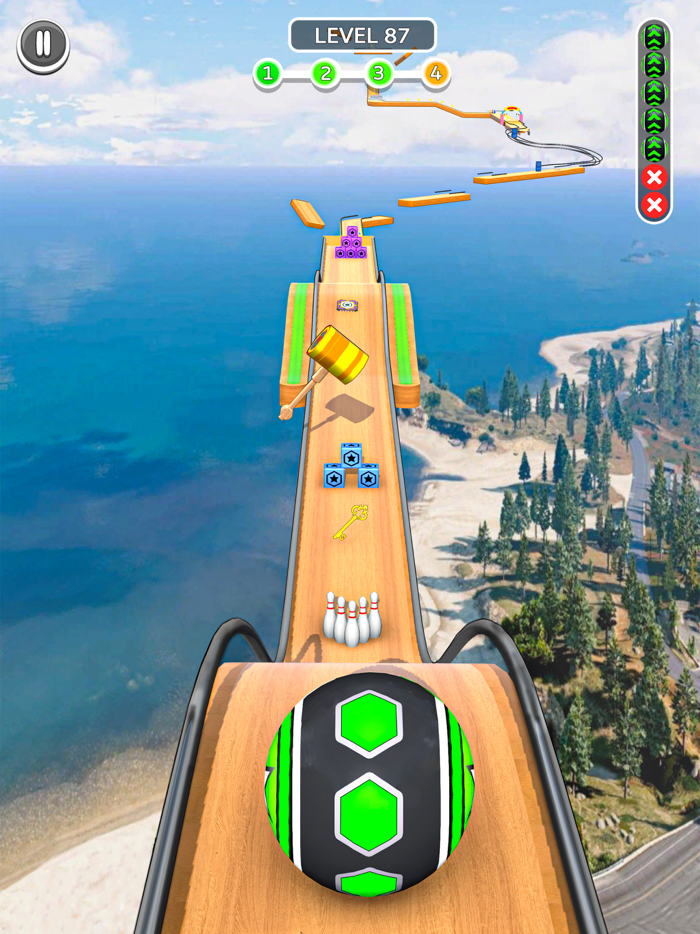 سباق الكرة 3D - ألعاب الكرة