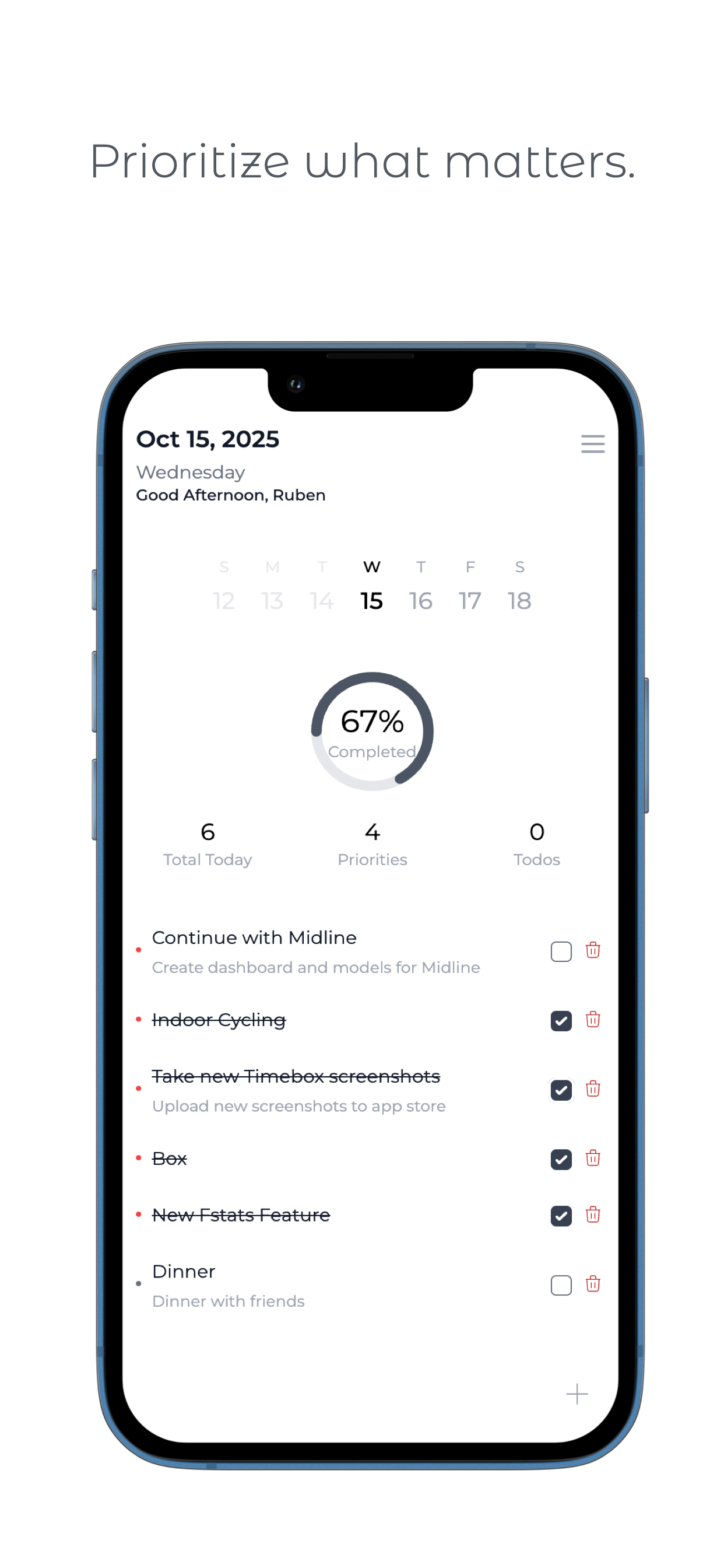 Timebox - Day Manager