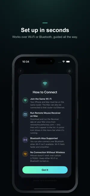 Remote Mouse for Mac screenshot 3