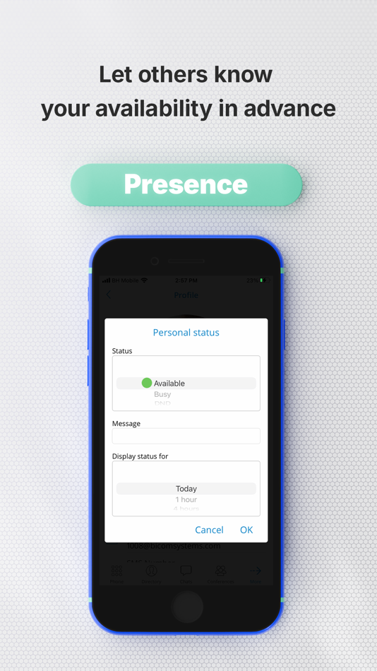 #8. gloCOM GO 7 (iOS) Ved: Bicom Systems Limited