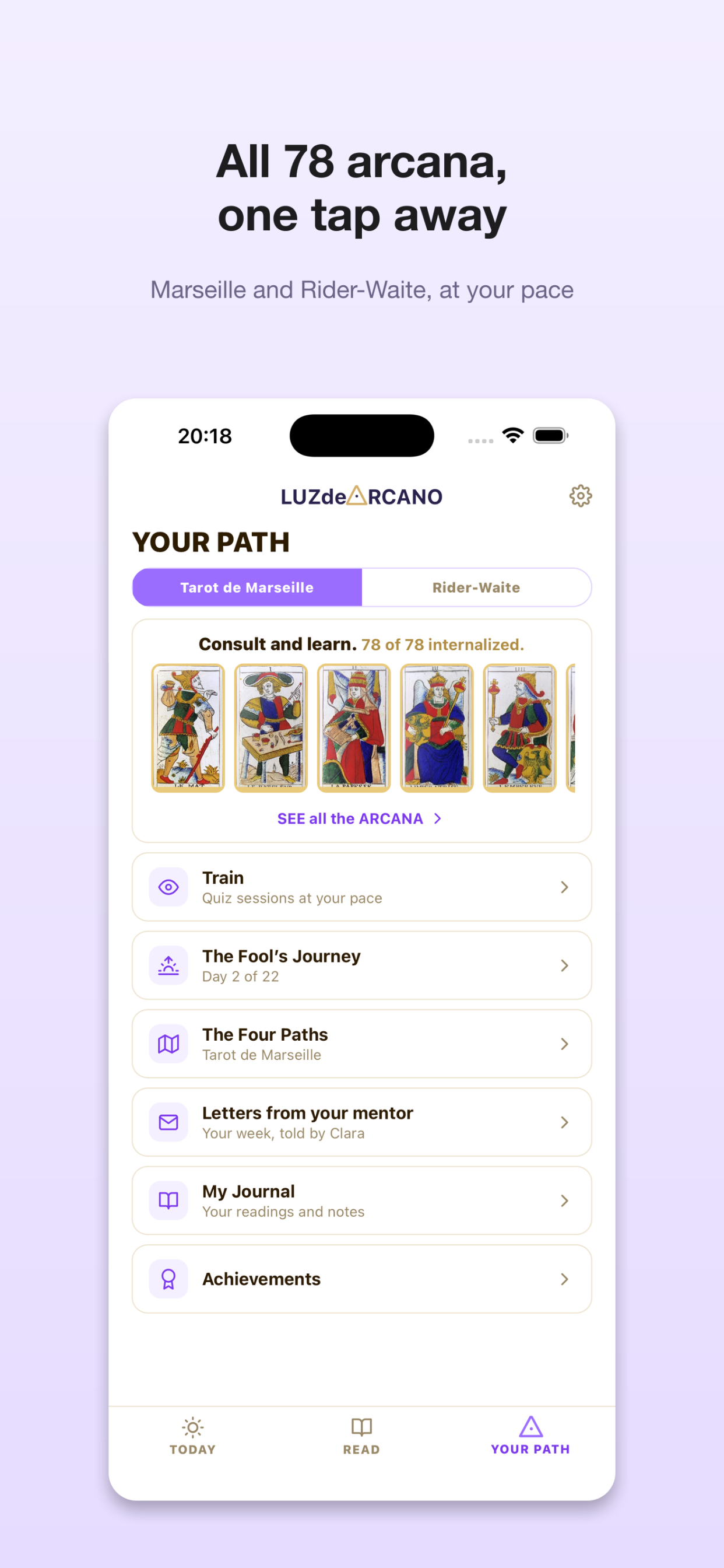 LUZdeARCANO Tarot & AI Mentor screenshot 3