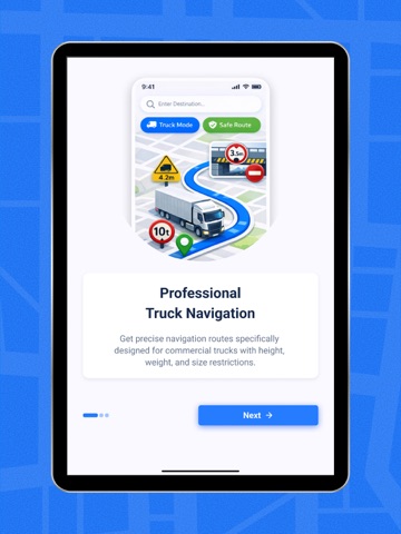 Truck GPS ipad screenshot 2