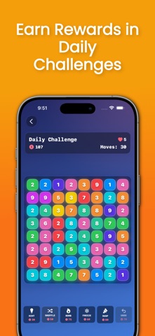 Color Number Match iPhone screenshot