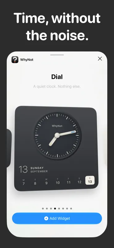 WhyNot Widgets screenshot 10 of 10