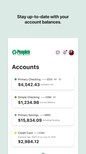 People's CU Mobile Banking screenshot 3