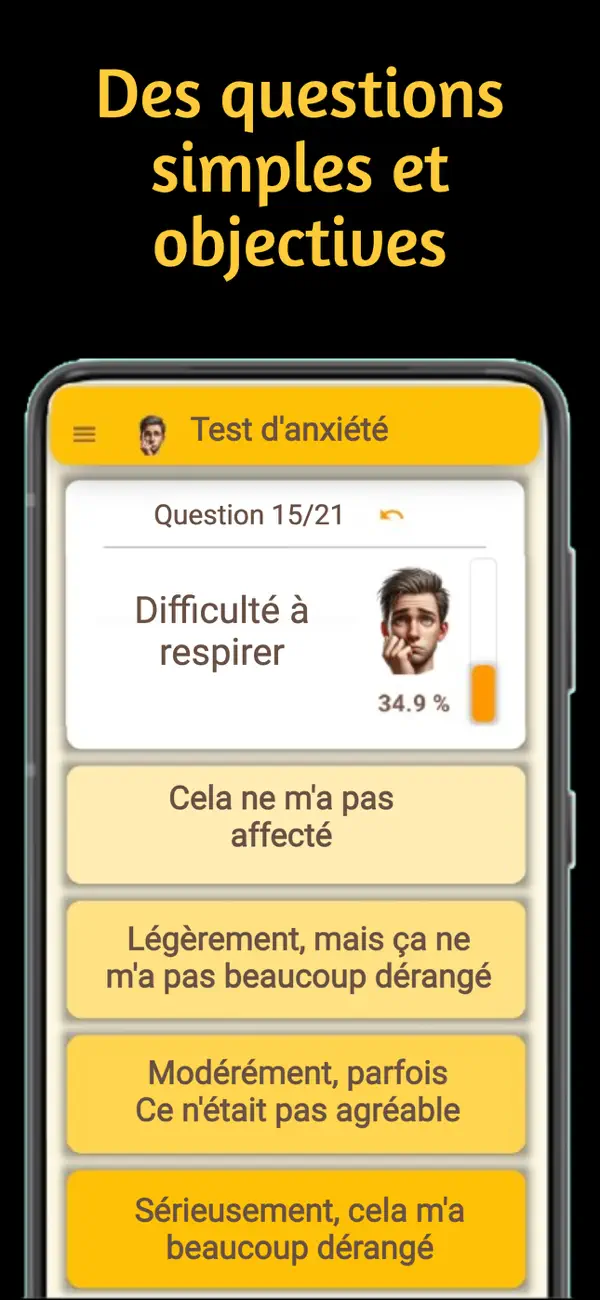 Screenshot #3 pour Anxiety Test (BAI)