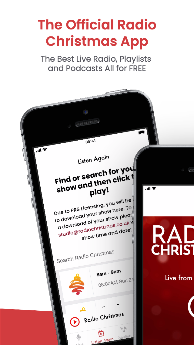 Radio Christmas App Screenshot