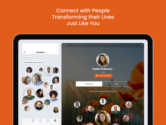 UpSpiral.Life iPad screenshot 1 - Health & Fitness app