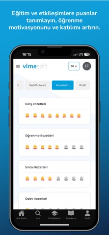 Vimesoft LMS screenshot