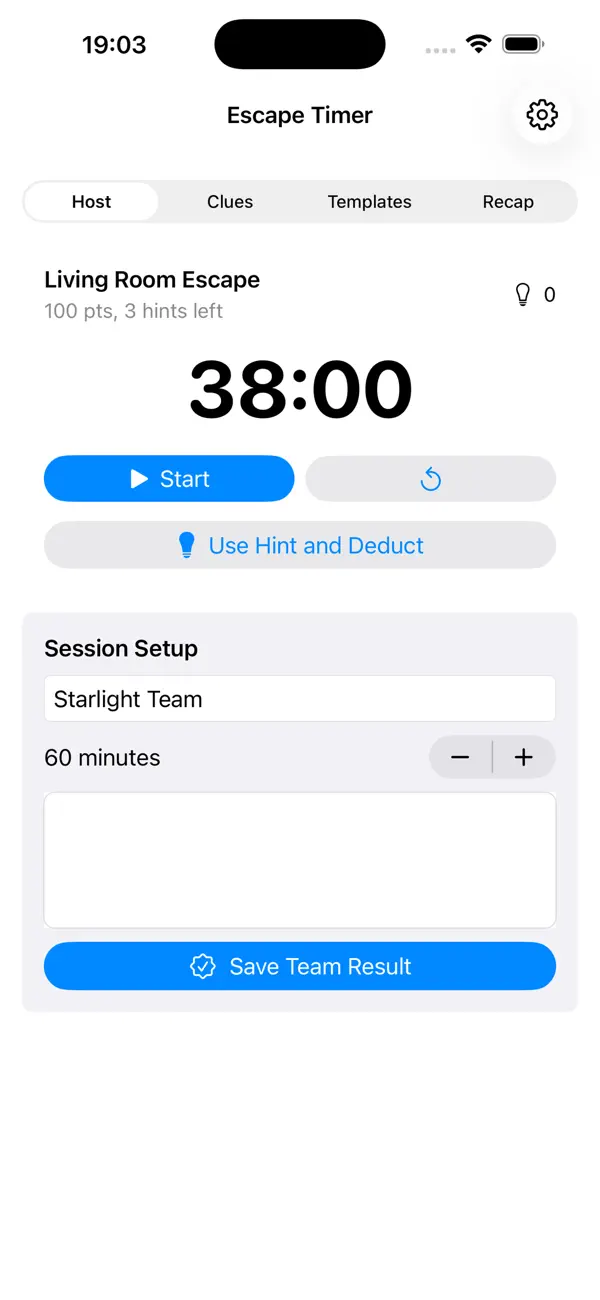 Screenshot #2 pour Escape Timer et Indices2026