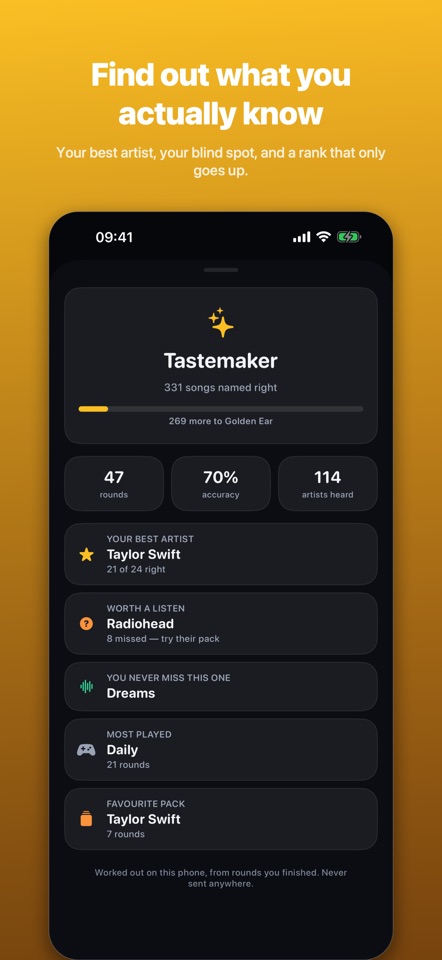 Tack — Song Quiz screenshot 4
