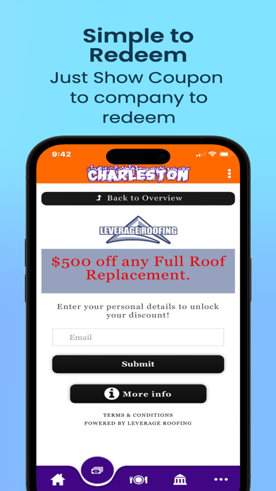 Charleston Coupons iPhone screenshot 4 - Travel app
