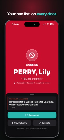 Verigate: ID Scanner & Age iPhone screenshot