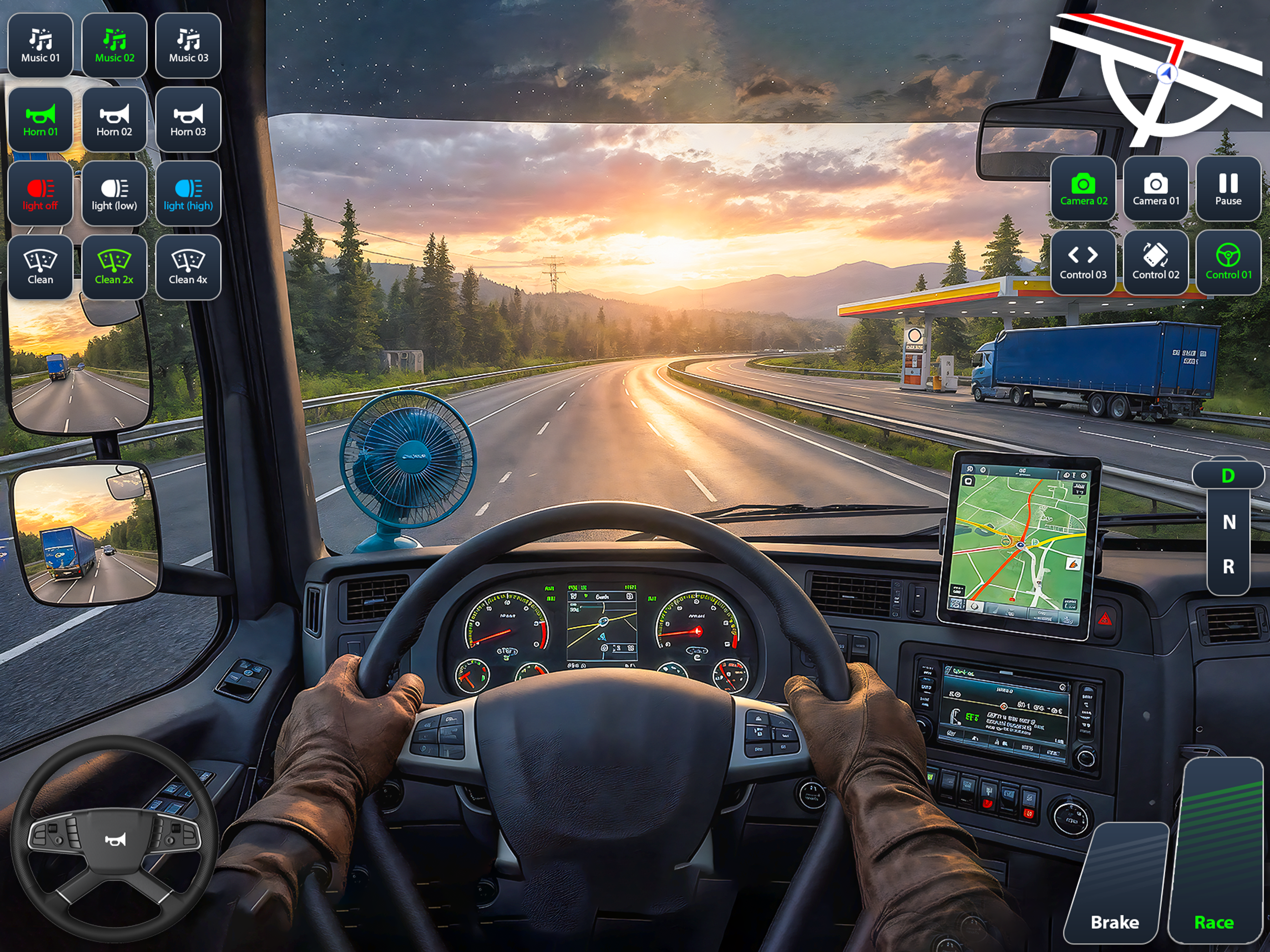 Extreme Euro Truck Games 3D screenshot 10
