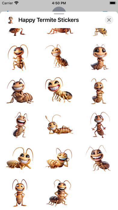 Happy Termite Stickers Screenshot