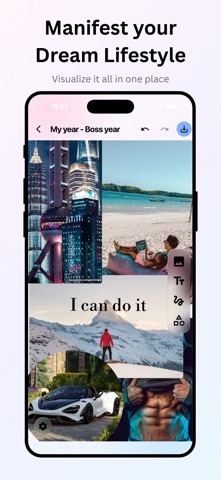 Vision Board: Goals & Dreams iPhone screenshot