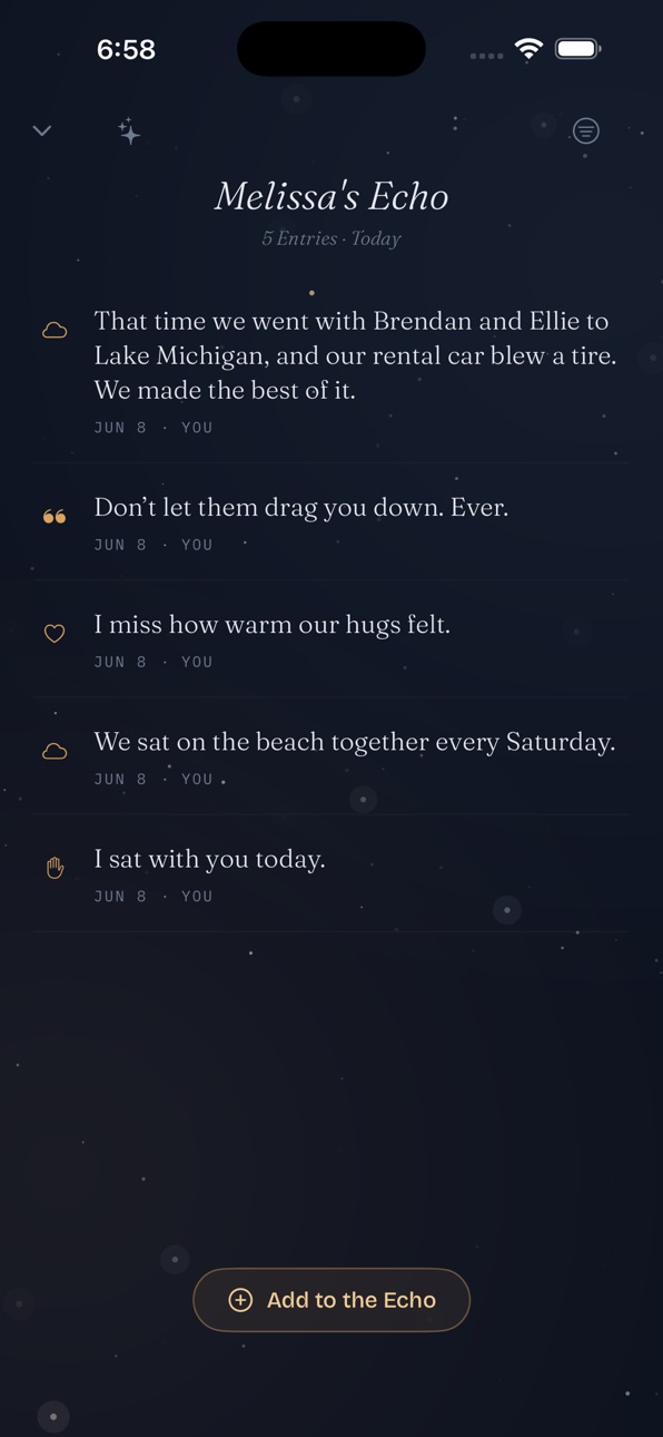 iPhone screenshot