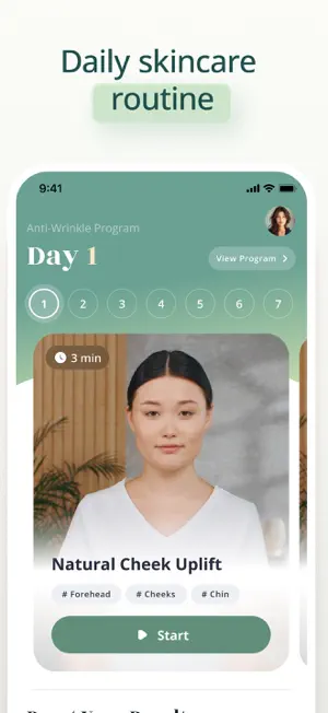 Luvly: Face Yoga Exercises screenshot 4