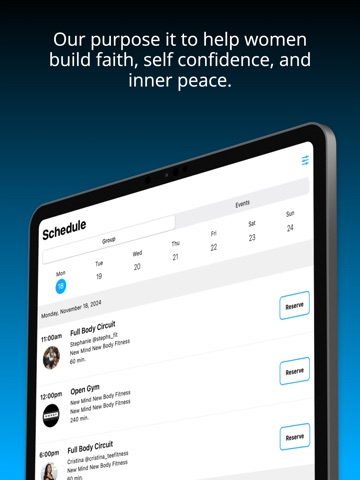 New Mind New Body Fitness iPad screenshot