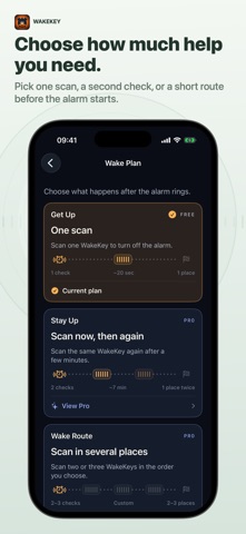 WakeKey: Barcode Alarm Clock Screenshot 4 of 9