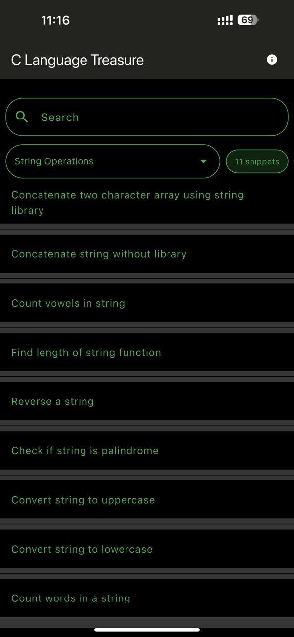 iPhone screenshot