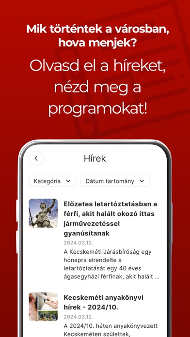 CityApp Kecskemét Screenshot