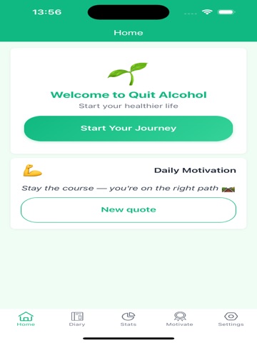 Quit Alcohol Sober Day Log App