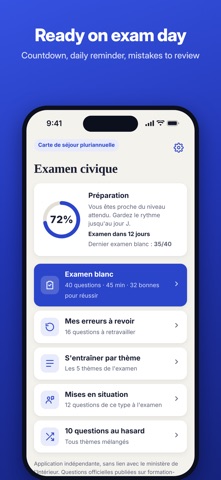 Civiq: French Civic Exam 2026 skärmbild 5