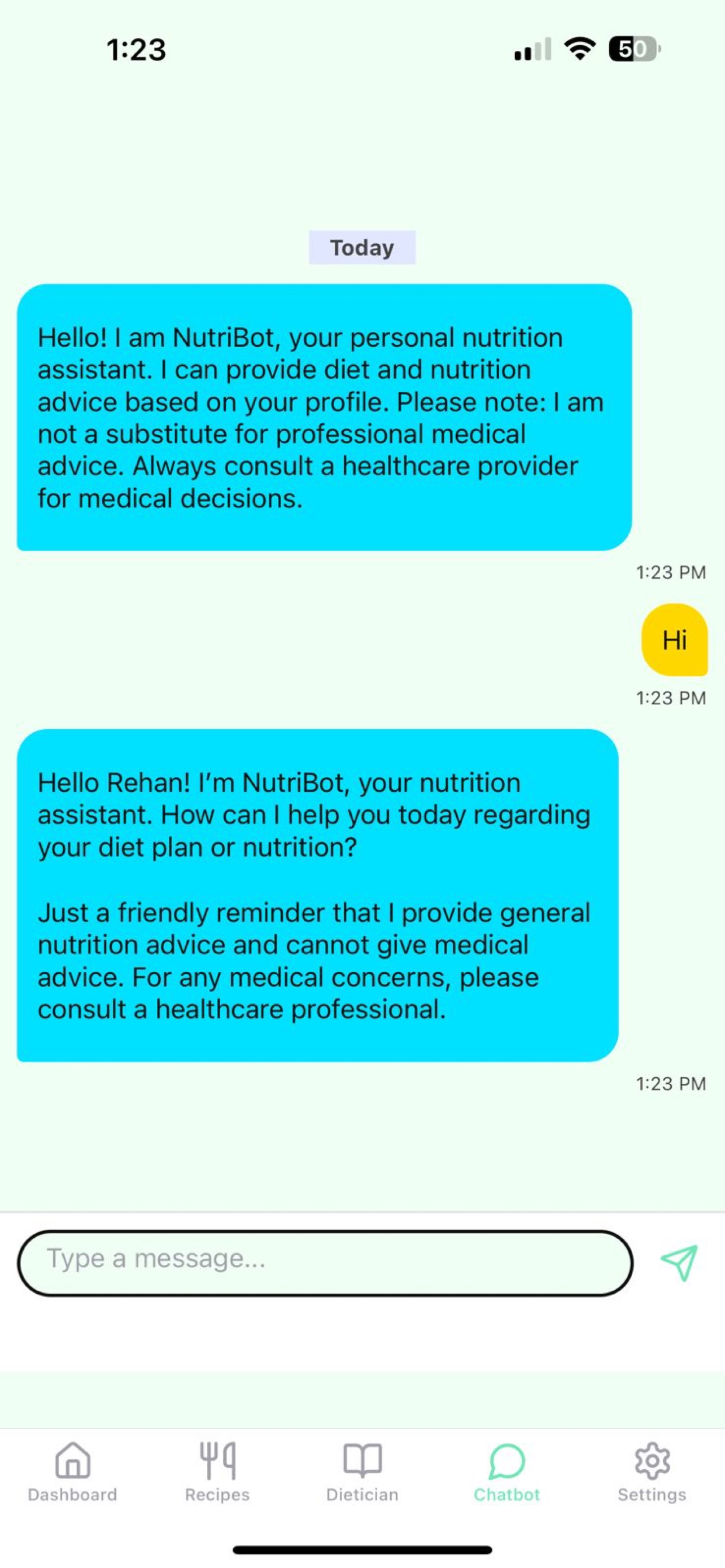 Nutricious4u screenshot 4
