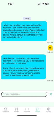 Nutricious4u screenshot