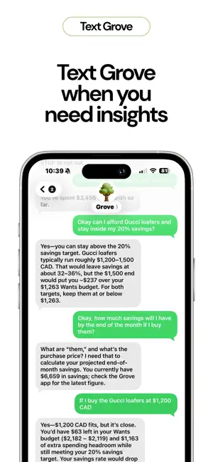Grove Budget screenshot 4