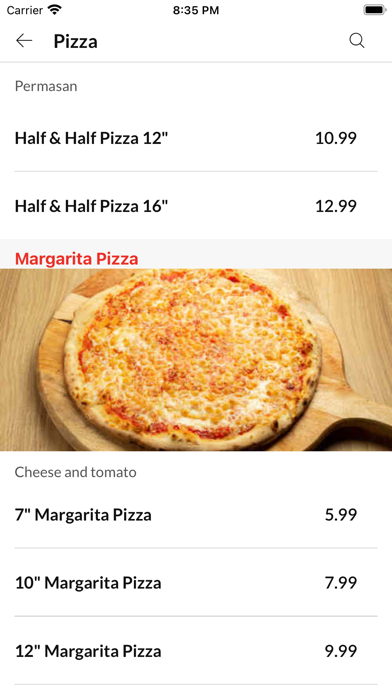Village Pizza Walsall. Screenshot