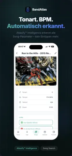 Screenshot von BandAtlas auf dem iPhone 3