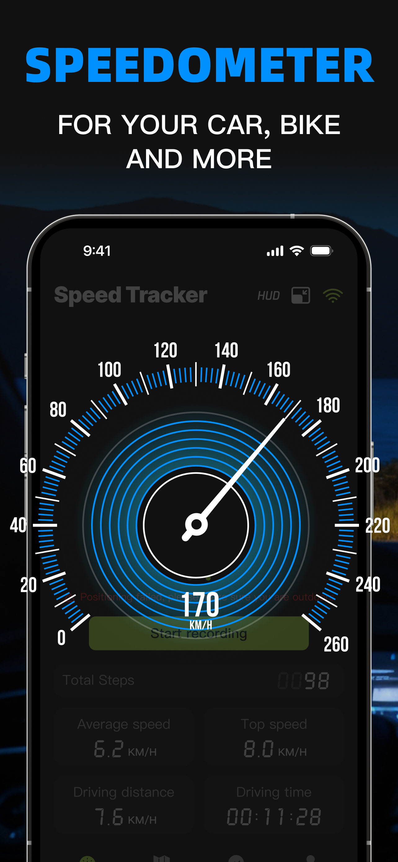 Speedometer GPS & HUD：SpeedKit
