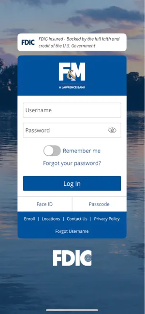 F&M, A Lawrence Bank screenshot 1