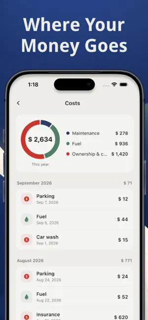 Odo: Car Maintenance Reminder screenshot 4