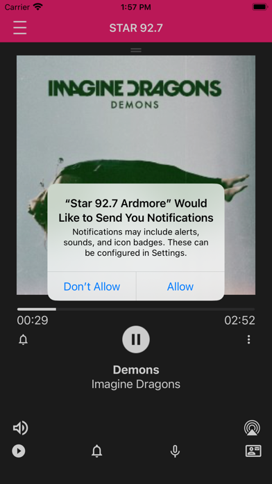 Star 92.7 Ardmore app screenshot