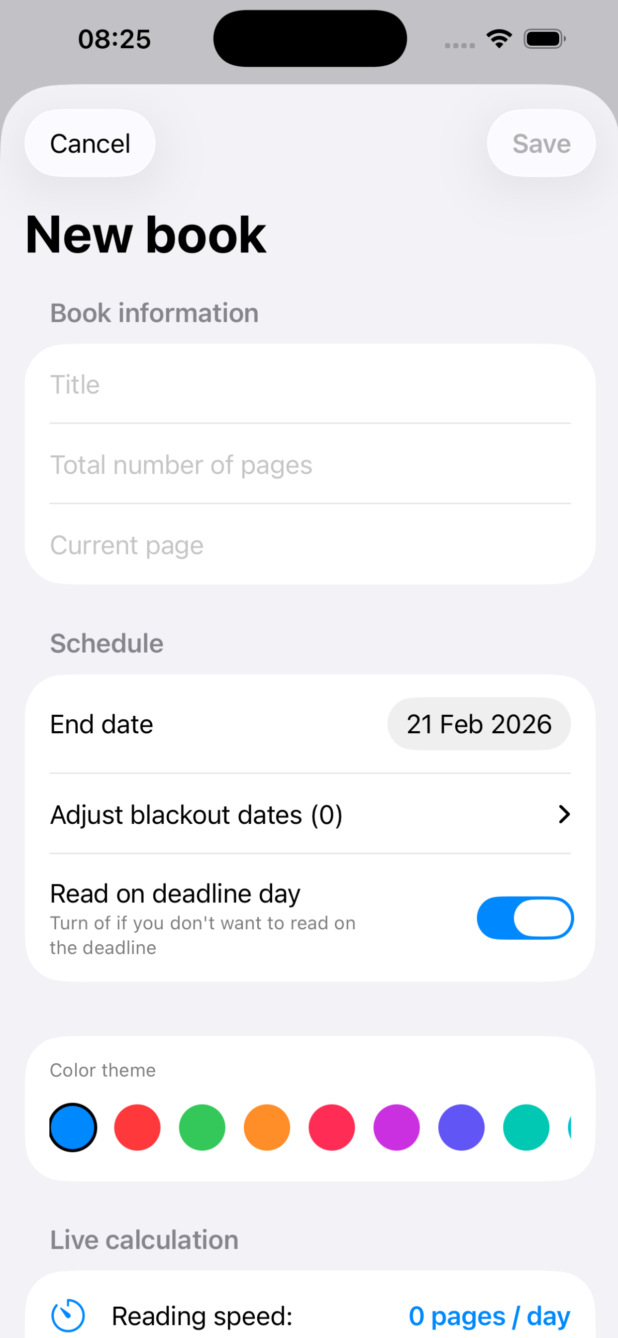 PagePace screenshot 3