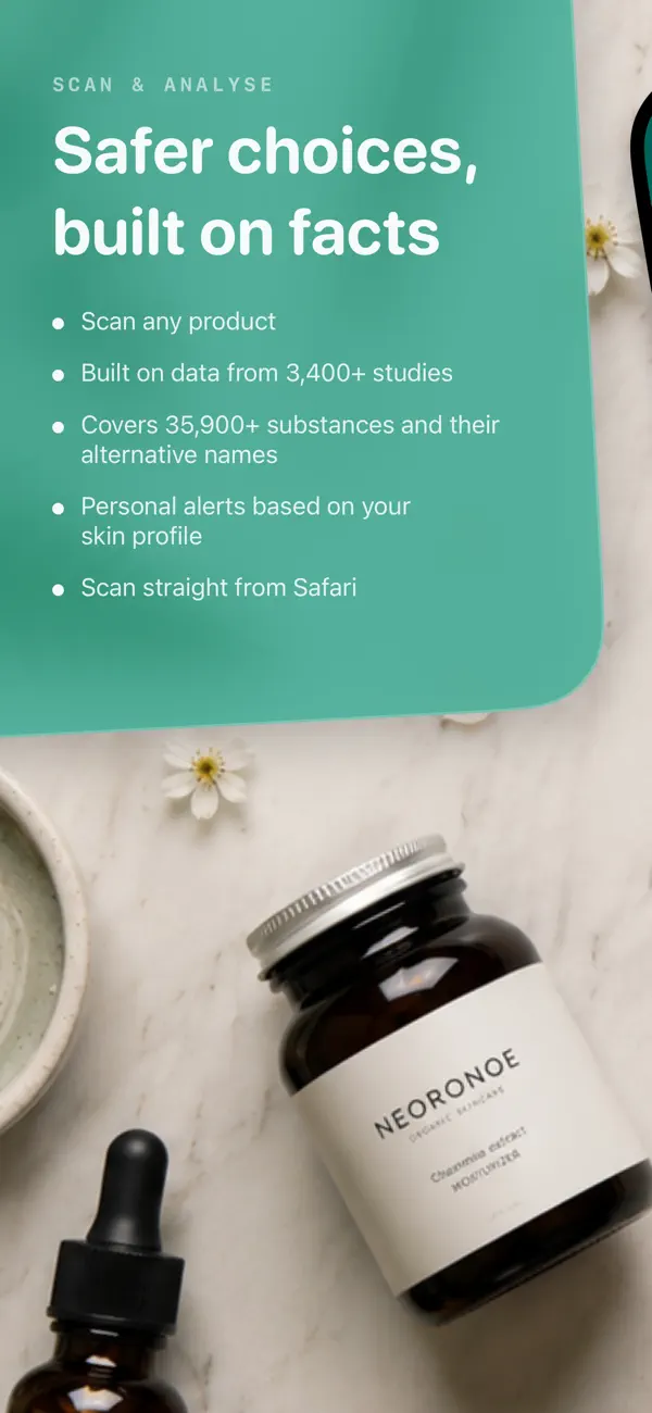 Screenshot #1 pour Skinimalist: Skincare Scanner
