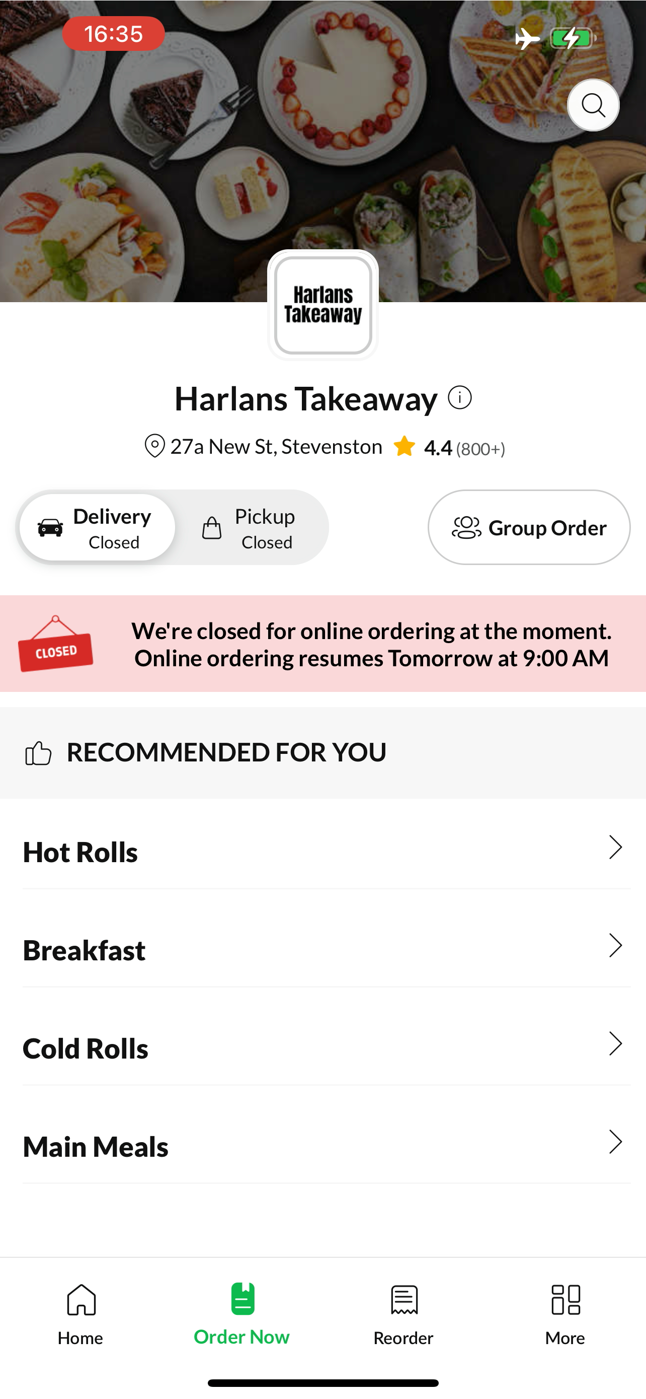 Harlans Takeaway screenshot 2