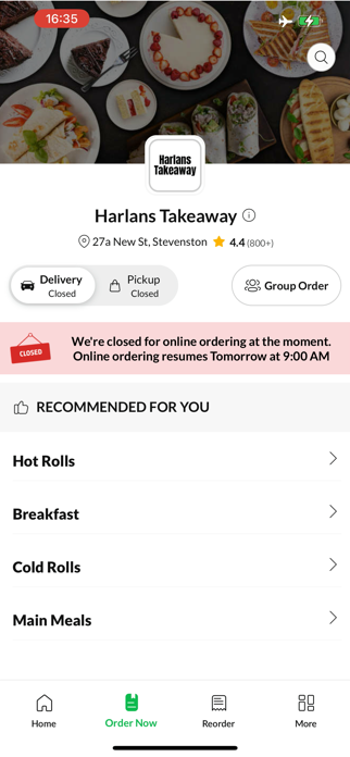 Harlans Takeaway Screenshot 2 of 4