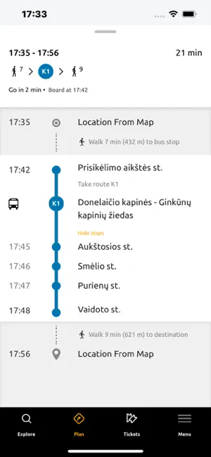 ŠR bilietas screenshot 2