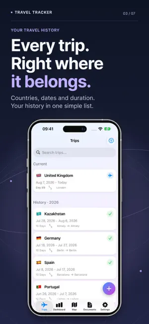 Travel & Residency Tracker screenshot 3