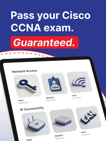 CCNA 200-301 Test Prep 2026 iPad screenshot