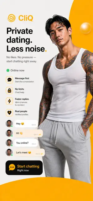 CliQ - Gay Dating, Chat & Meet iPhone screenshot 5