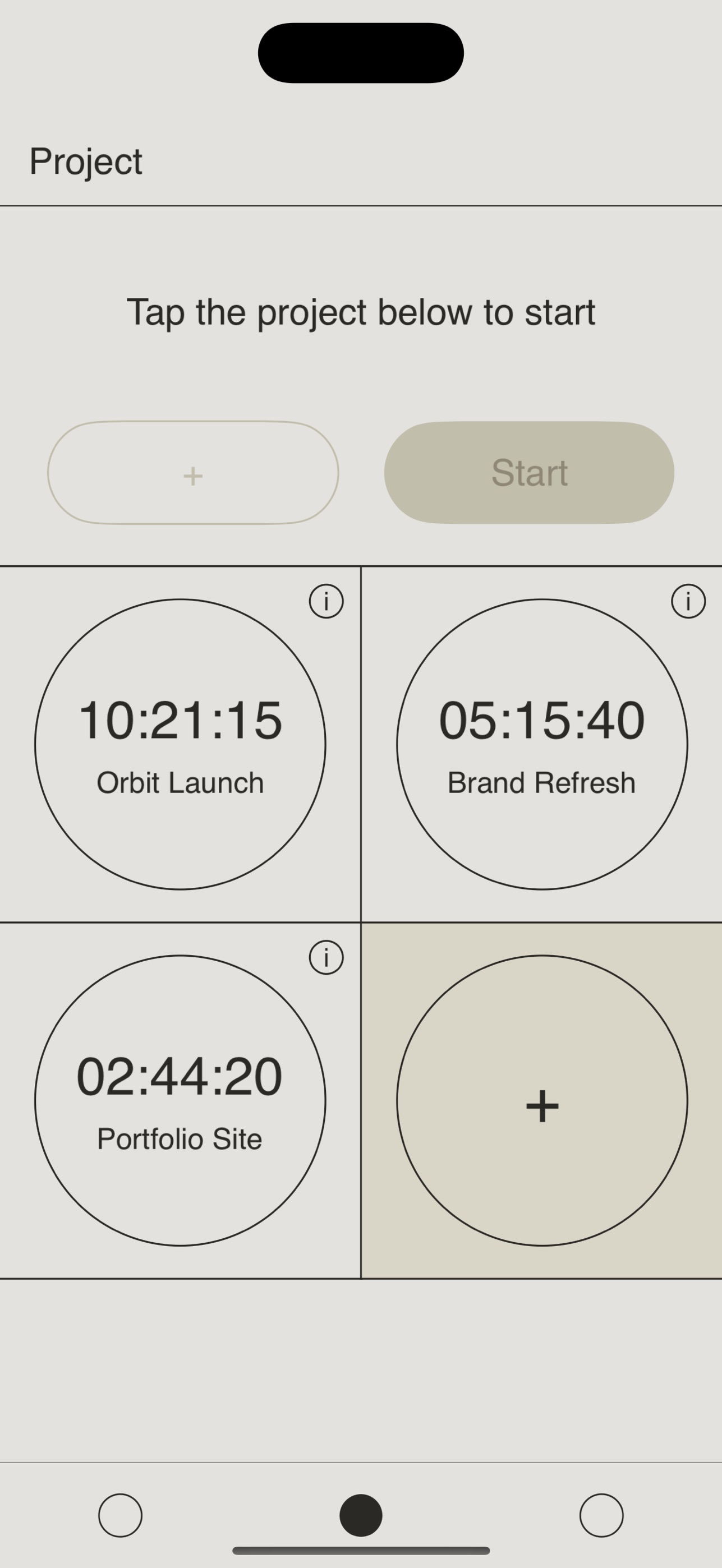 Screenshot 1 of Orbit: Freelance Timer