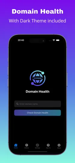 Capture d'écran de Domain Health sur iPhone 2