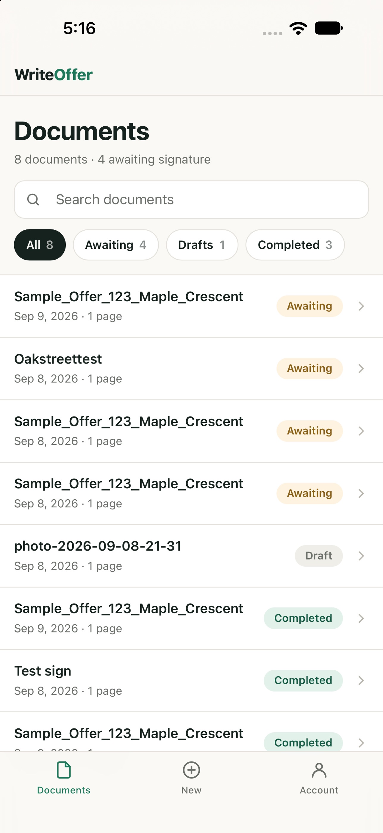 Screenshot 1 of WriteOffer