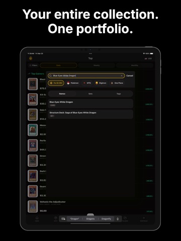 Card Prices iPad screenshot